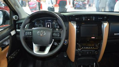2016 Toyota Fortuner TRD driver area in Oman