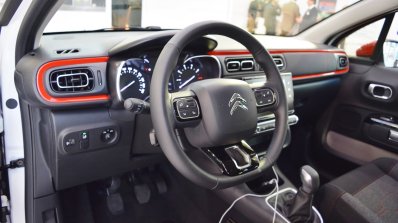 2017 Citroen C3 interior at 2016 Bologna Motor Show