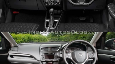 2017 Suzuki Swift vs 2010 Suzuki Swift interior Old vs New