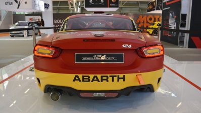Abarth 124 Rally rear at 2016 Bologna Motor Show