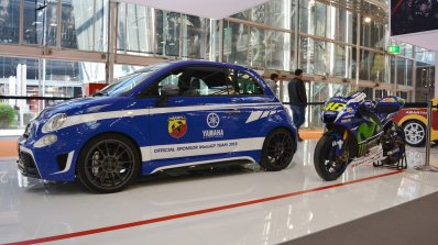 Abarth 695 Biposto YFR special edition left side at 2016 Bologna Auto Show