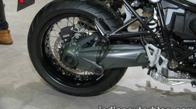 BMW R nine T rear wheel at Thai Motor Expo