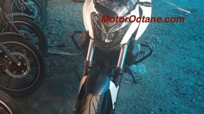 Bajaj Dominar 400 front white
