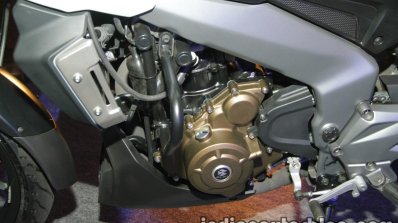 Bajaj Dominar 400 live engine and radiator