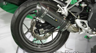 Benelli Tornado 302 rear wheel at Thai Motor Expo