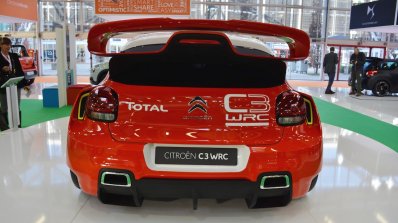 Citroen WRC C3 concept rear at 2016 Bologna Motor Show