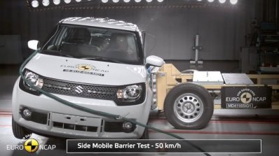 Euro Maruti Ignis side impact NCAP