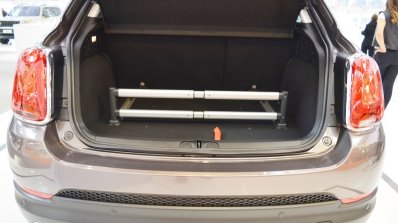 Fiat 500X Mopar boot close view at 2016 Bologna Motor Show