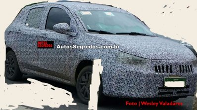 Fiat X6H front quarter spied testing