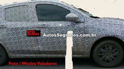 Fiat X6H side spied testing