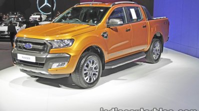 Ford Ranger Wildtrak front three quarters left side at 2016 Thai Motor Expo