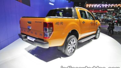 Ford Ranger Wildtrak rear three quarters at 2016 Thai Motor Expo