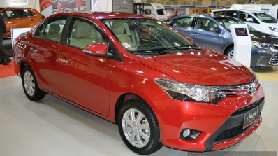 India-bound Toyota Vios front three quarter (pre-facelift)