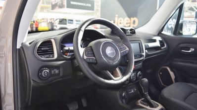 Jeep Renegade Desert Hawk interior at 2016 Bologna Motor Show