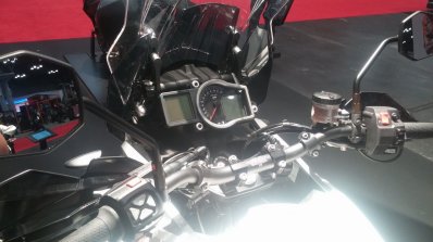 KTM 1290 Super Adventure T handlebar at New York IMS