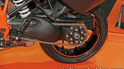 KTM 1290 Super Duke GT rear wheel at Thai Motor Show