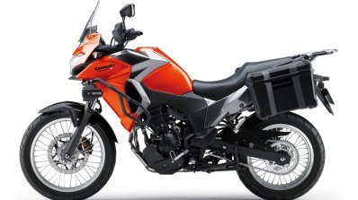Kawasaki Versys X250 Tourer orange side