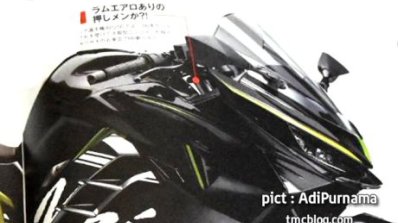 Kawaski Ninja 250 rendering headlamp