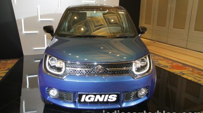 Maruti Ignis headlamp grille bumper unveiled
