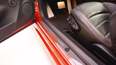 Maserati GranTurismo MC Stradale Centennial Edition door sill at 2016 Bologna Motor Show