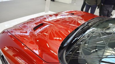 Maserati GranTurismo MC Stradale Centennial Edition hood vents at 2016 Bologna Motor Show