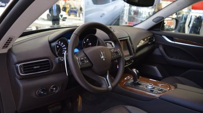 Maserati Levante interior at 2016 Bologna Motor Show