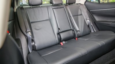 New Toyota Corolla Altis 1.8G (facelift) rear seats