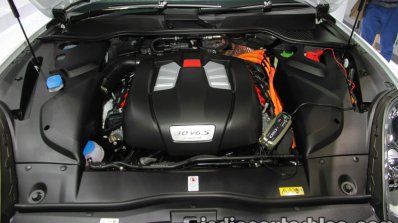 Porsche Cayenne S E-Hybrid Platinum Edition hybrid system at 2016 Thai Motor Expo