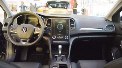 Renault Megane Sedan interior dashboard at 2016 Bologna Motor Show