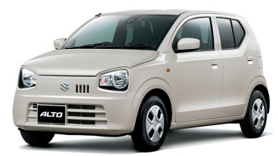 Suzuki Alto Phone Beige metallic front three quarters