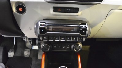 Suzuki Ignis iUNIQUE HVAC controls at 2016 Bologna Auto Show