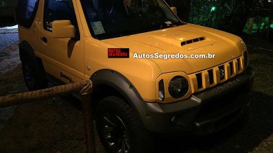 Suzuki Jimny Canvas front three quarters right side Brazil spy shot
