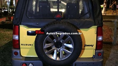 Suzuki Jimny Canvas rear Brazil spy shot