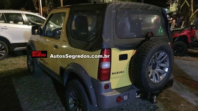 Suzuki Jimny Canvas rear three quarters Brazil spy shot