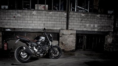 Suzuki SV650 Scrambler rear three quarter