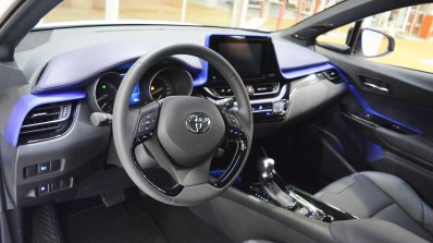Toyota C-HR interior at 2016 Bologna Motor Show