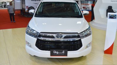 Toyota Innova front at 2016 Oman Motor Show