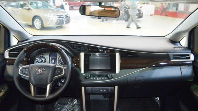 Toyota Innova interior dashboard at 2016 Oman Motor Show