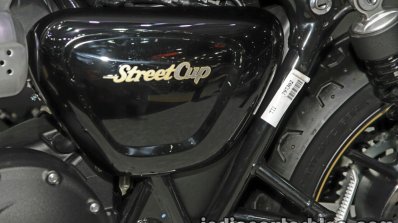 Triumph Street Cup airbox at Thai Motor Expo