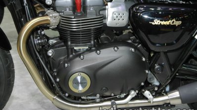 Triumph Street Cup engine at Thai Motor Expo
