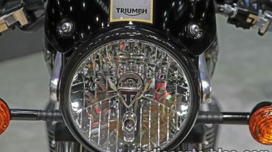 Triumph Street Cup headlamp and ind headlamp at Thai Motor Expo
