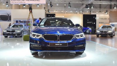 2017 BMW 5 Series (BMW 540i) at 2017 Vienna Auto Show front