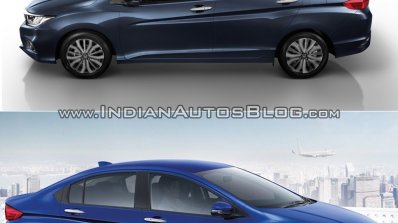 2017 Honda City vs 2014 Honda City side Old vs New