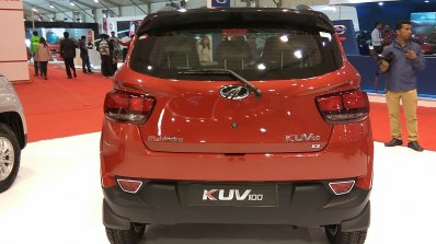 2017 Mahindra KUV100 anniversary edition dual tone rear