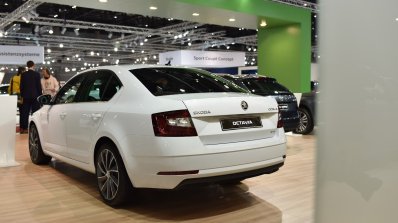 2017 Skoda Octavia (facelift) rear three quarters at 2017 Vienna Auto Show