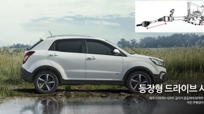2017 SsangYong Korando C profile