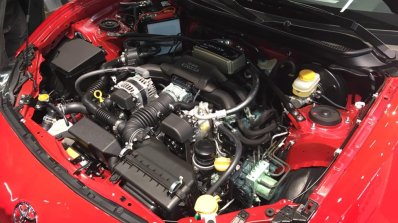 2017 Toyota GT86 engine at the Vienna Auto Show