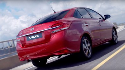 2017 Toyota Vios (facelift) rear end Thailand