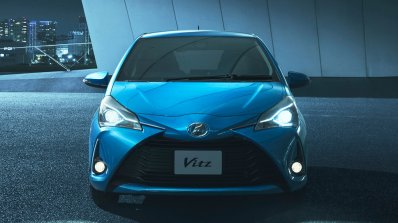 2017 Toyota Vitz (Toyota Yaris) front Japan