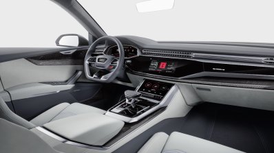 Audi Q8 concept cabin debut